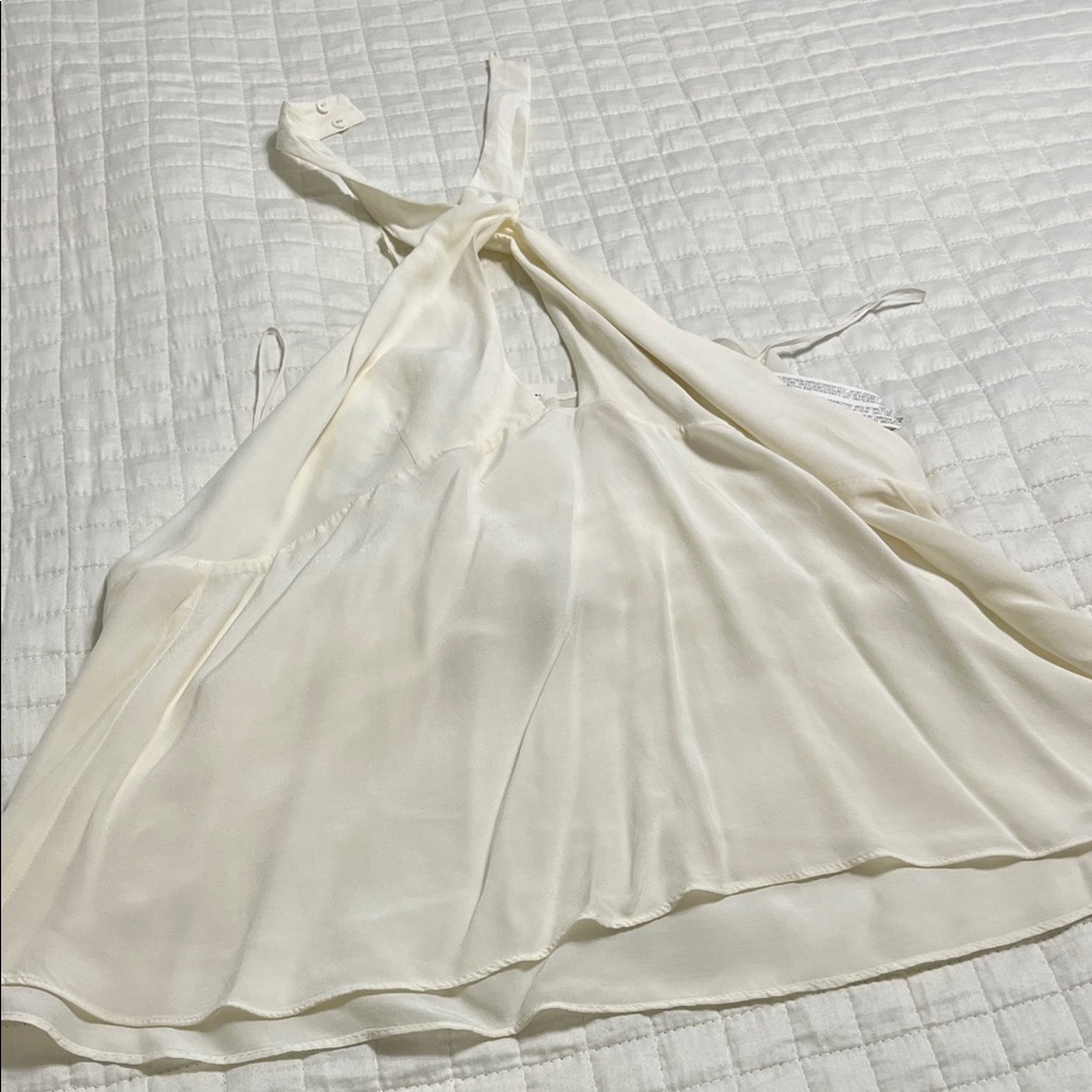 Zara Cream Halter Top